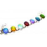 Assorted Aura Quartz Indian Silver Bracelet 02